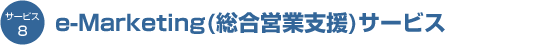 e-Marketing(総合営業支援)サービス